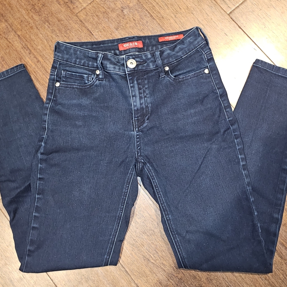 GUESS HIGH WAIST SKINNY JEANS SZ 27